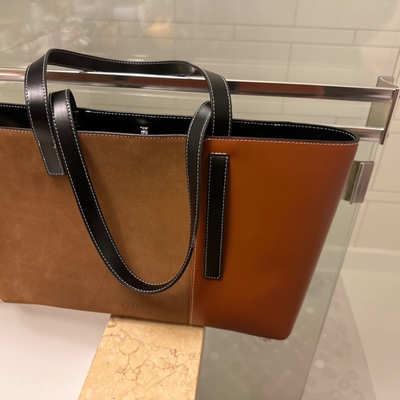 Staud Shoko Topstitched Bag - Picture 2 of 4